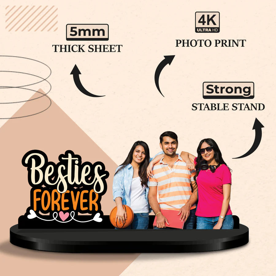 Personalized Besties Forever Cutout