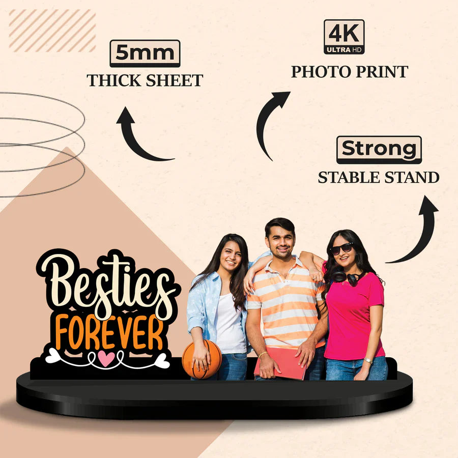 Personalized Besties Forever Cutout