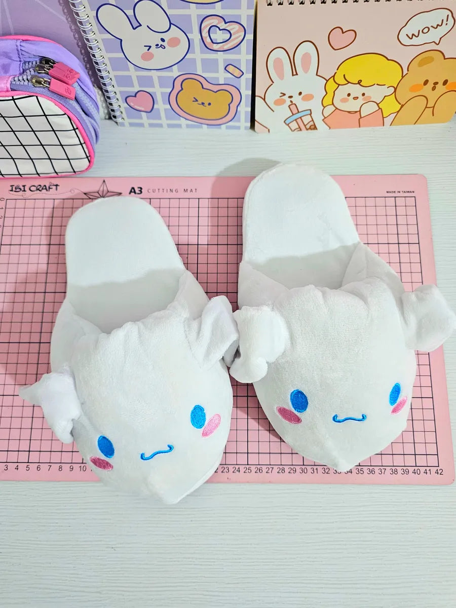 Ultra Soft Kawai Bunny Plush Slippers| Cozy Winter Indoor Warm Slip-Ons