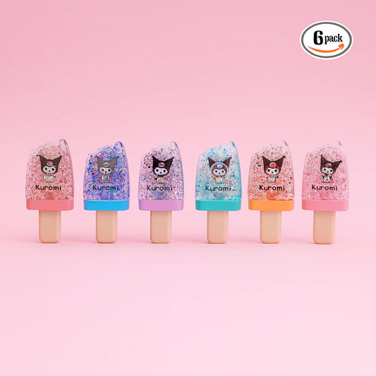 Cut Ice cream Moisturizing Lip gloss(Pack of 6)