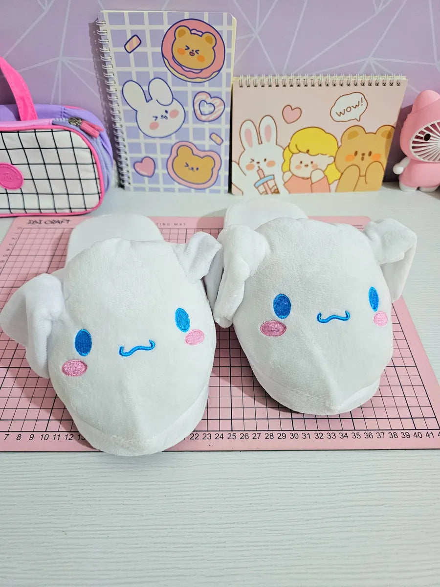 Ultra Soft Kawai Bunny Plush Slippers| Cozy Winter Indoor Warm Slip-Ons
