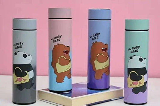 Cute We Baby Bear Bottle With Temperature display