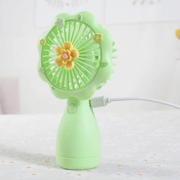 Rechargeable Floral Fan