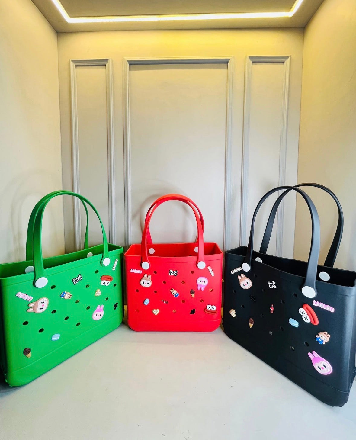 Labubu Big Size Silicon Tote Bag