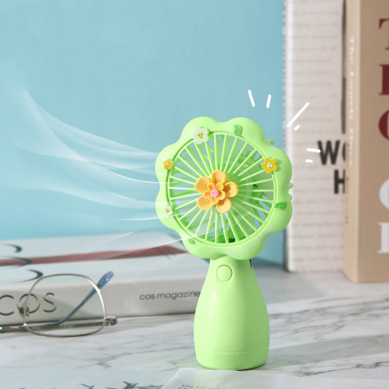 Rechargeable Floral Fan