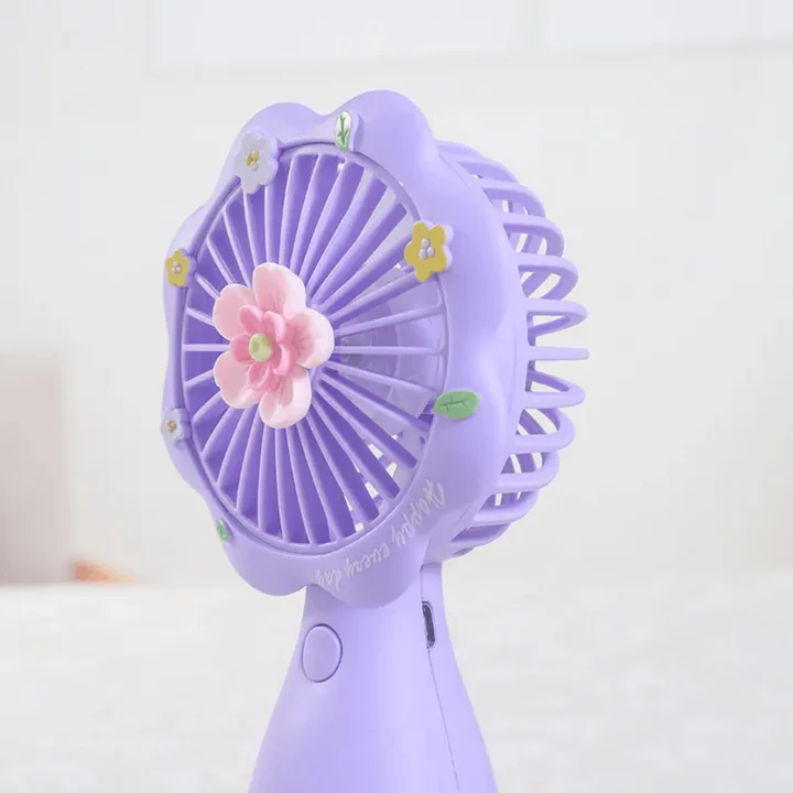 Rechargeable Floral Fan