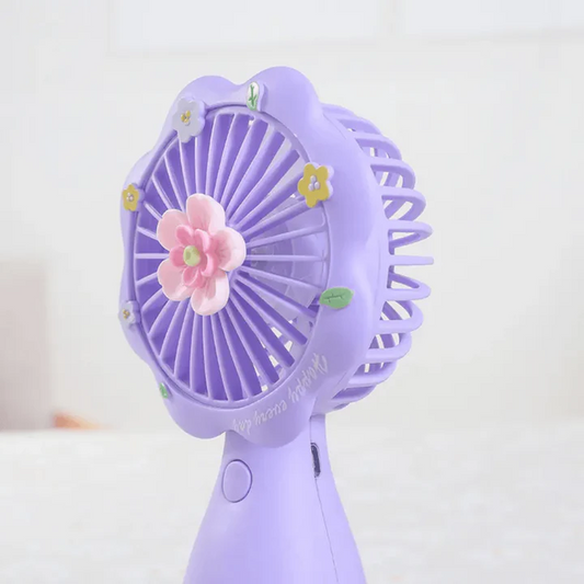Rechargeable Floral Fan