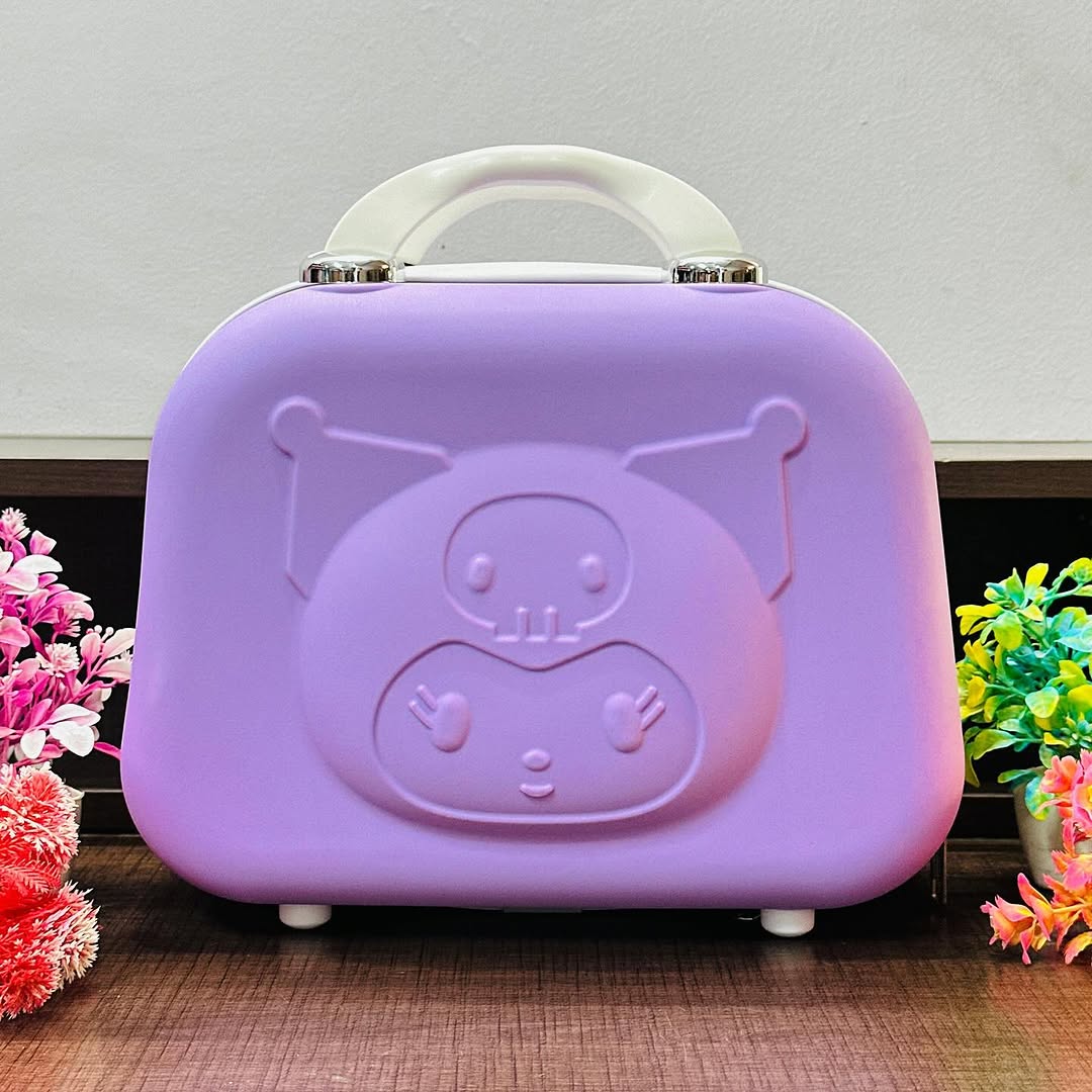 Kuromi Vanity Box – Kawaii Makeup Organizer & Cosmetic Storage