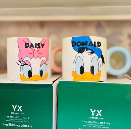 Cute Coffe Mug - Daisy and Donald