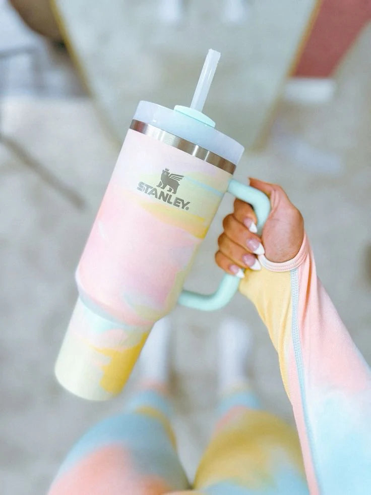 Brushstroke Tumbler Stanley - Pink